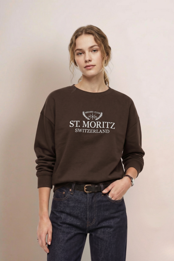 Buzo Rustico Frisado Miller Bordado St "MORITZ"