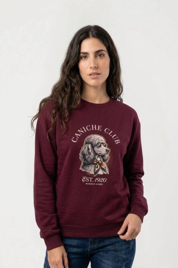 Buzo Rustico Frisado Cuello Redondo Est 1920 "CANICHE CLUB"