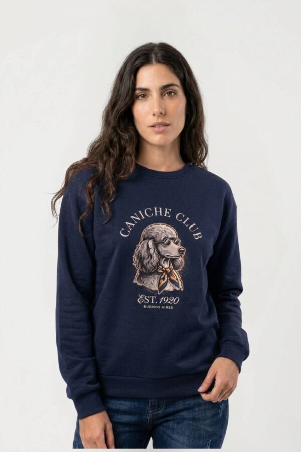 Buzo Rustico Frisado Cuello Redondo Est 1920 "CANICHE CLUB"