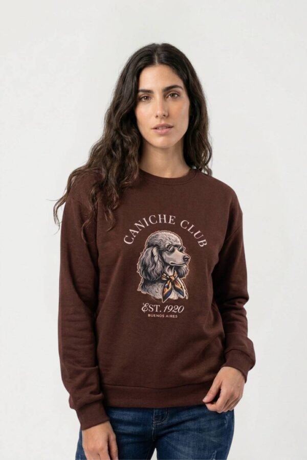 Buzo Rustico Frisado Cuello Redondo Est 1920 "CANICHE CLUB"