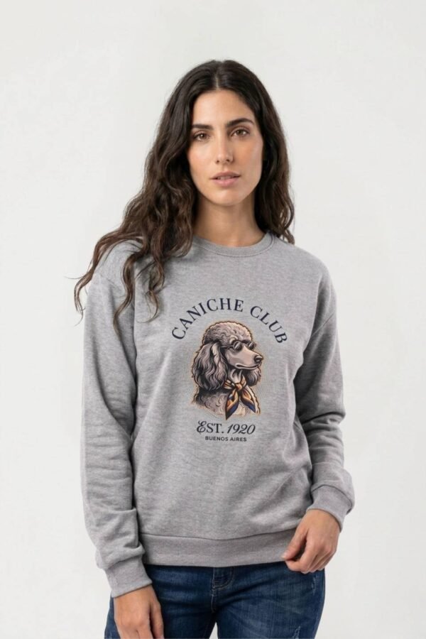 Buzo Rustico Frisado Cuello Redondo Est 1920 "CANICHE CLUB"