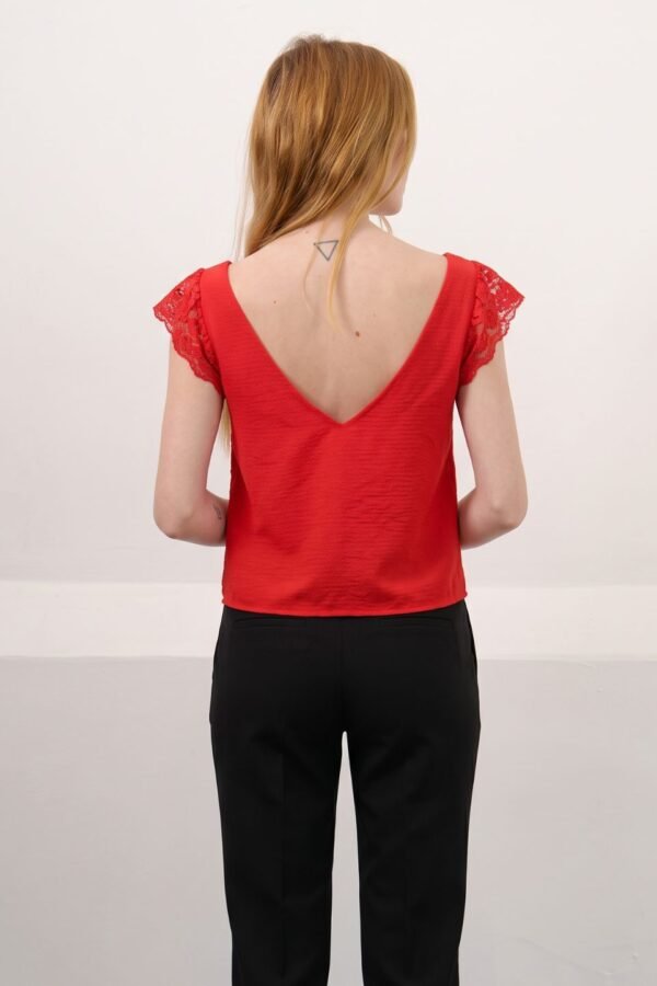 Musculosa cey premium manga broderie "SAVANNA"