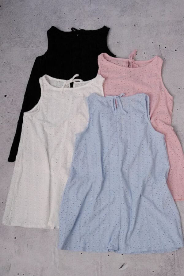 Solero para atar atras broderie crep "ANTO"