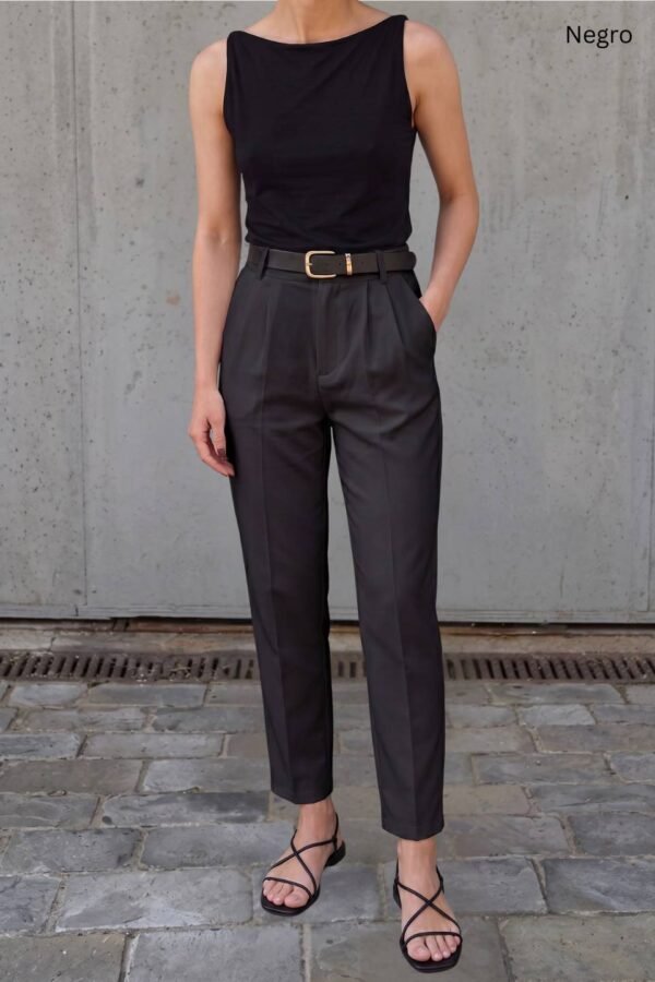 Pantalon sastrero crep "SOMI"