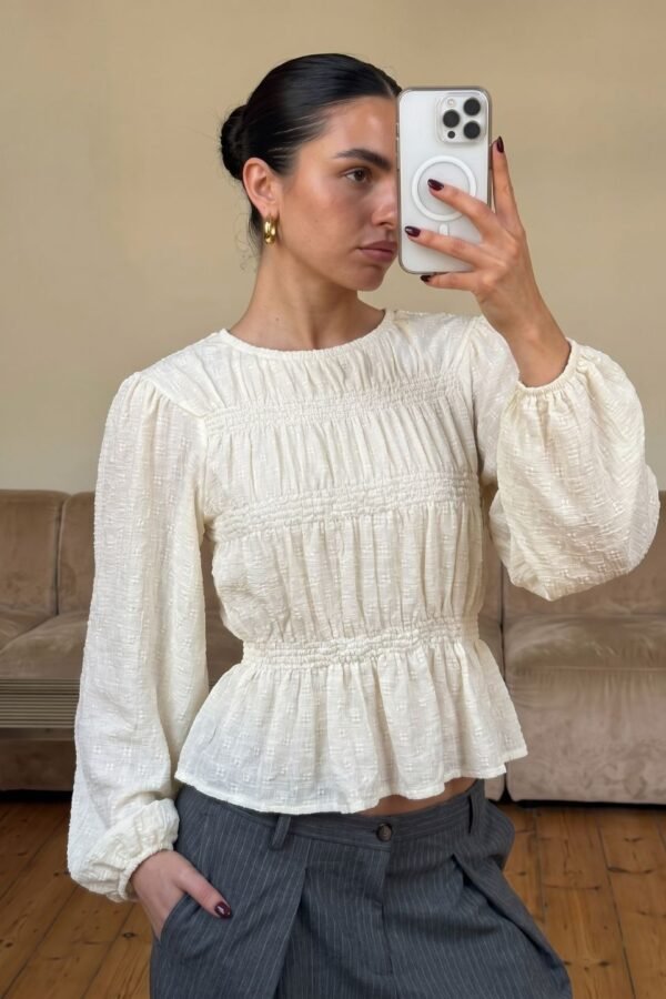 Blusa Flores Paris Lace Elastico "AMALIA"