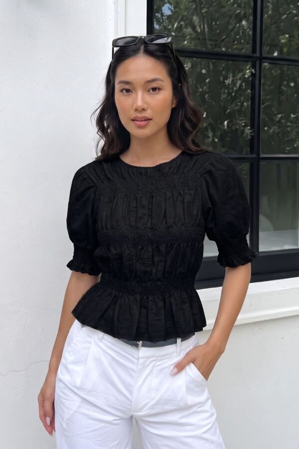 Blusa Cotton Lourdes Fruncido "MULY"